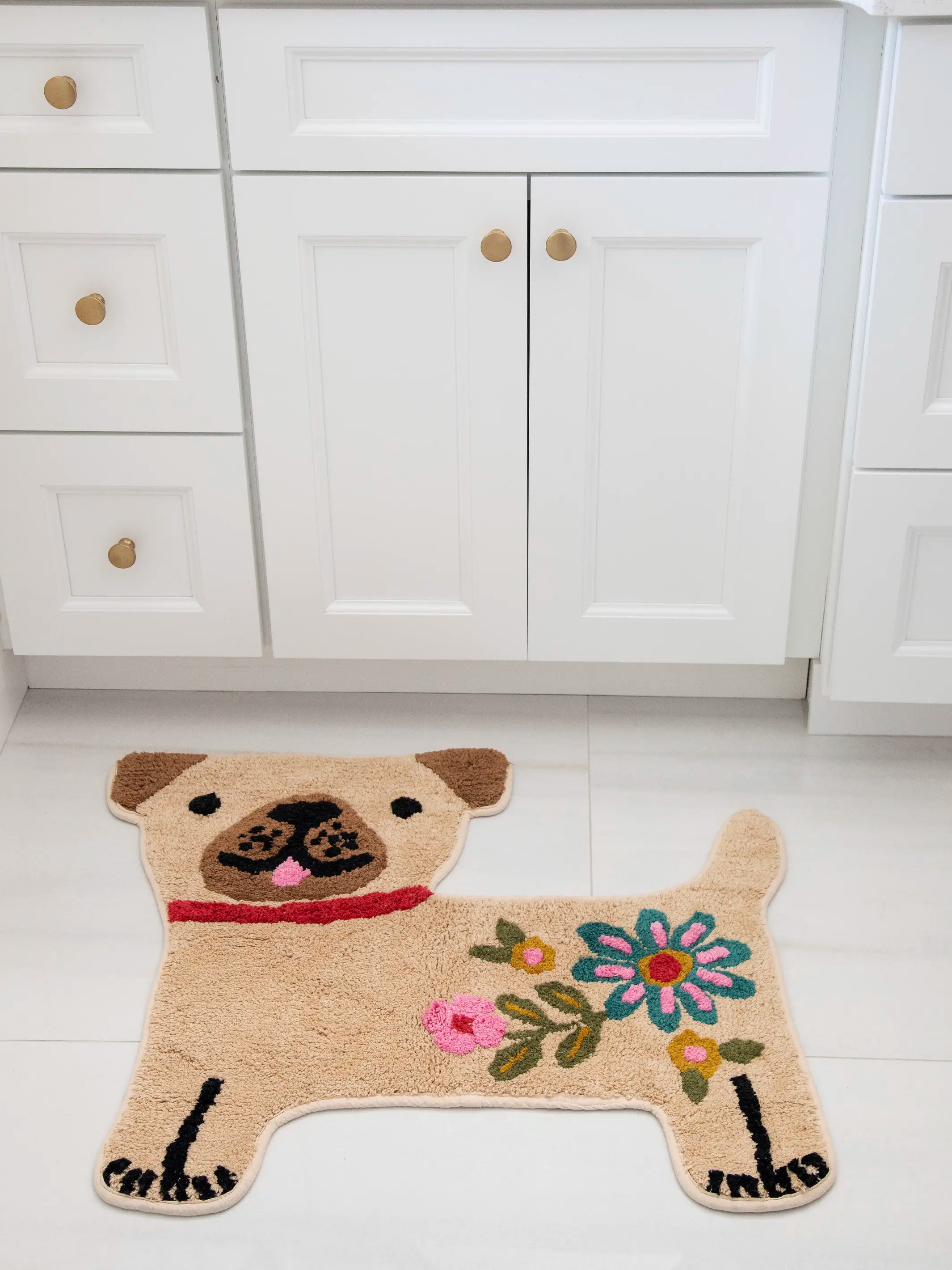 women's pajamas in pastel colorsTufted Cotton Bath Mat - Dog